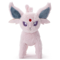 Officiële Pokemon knuffel Espeon KutaKutaTatta 22cm Takara tomy (Small )